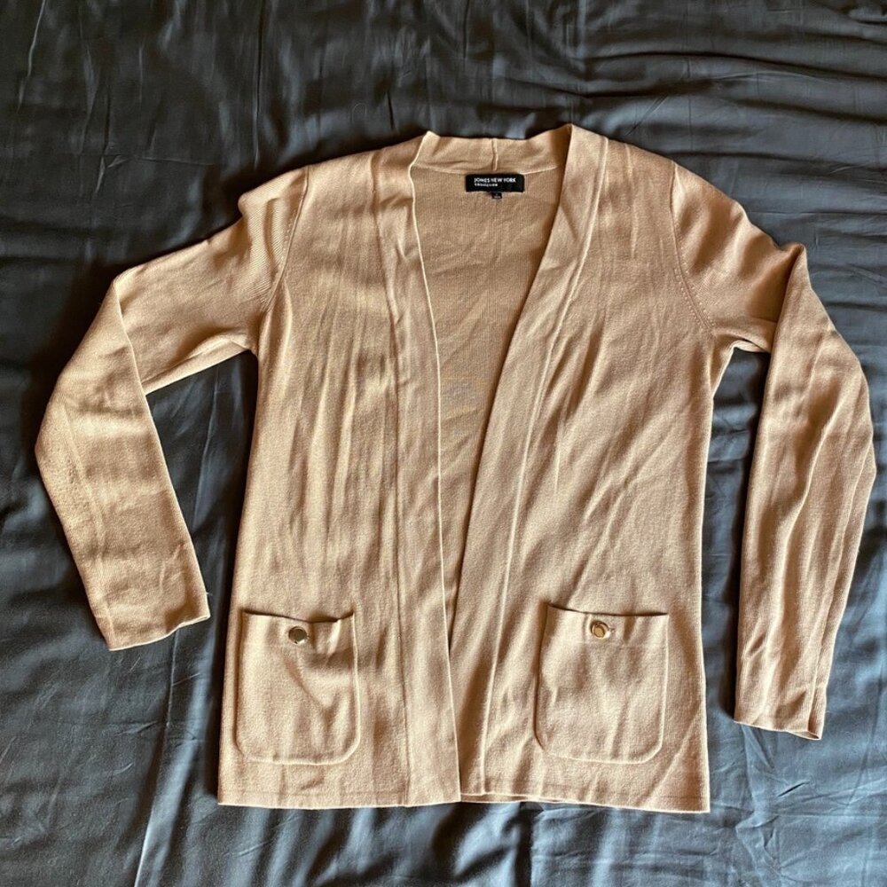 Jones New York Cardigan M tan